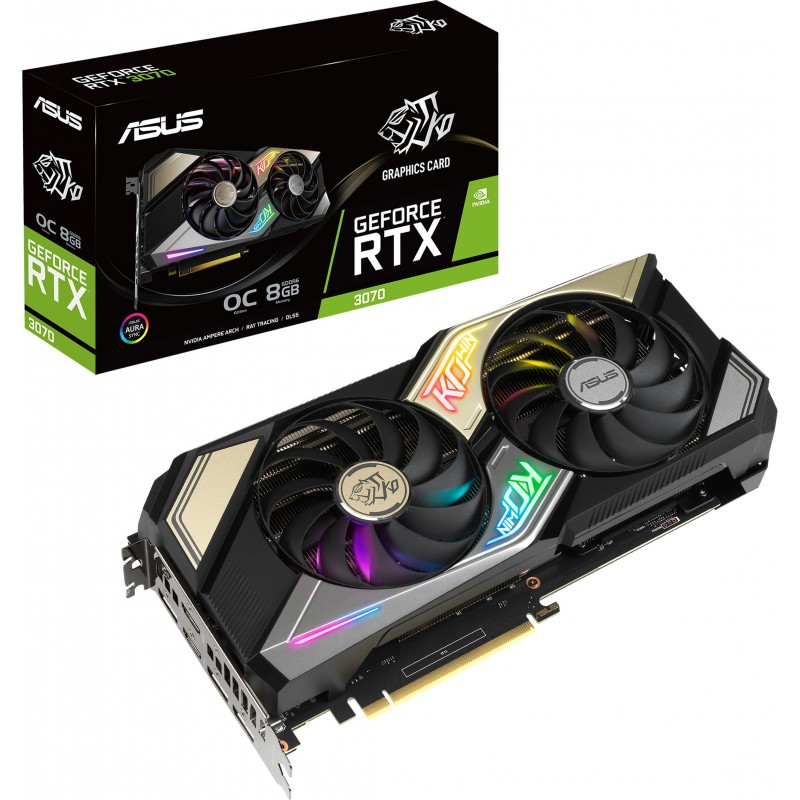 Відеокарта ASUS GeForce RTX 3070 KO V2 OC 8GB (KO-RTX3070-O8G-V2-GAMING)