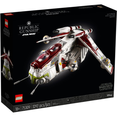 Блоковий конструктор LEGO Республіканський бойовий корабель (75309)