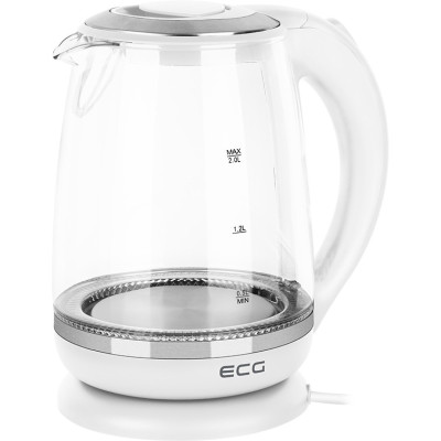Електрочайник ECG RK 2020 White Glass