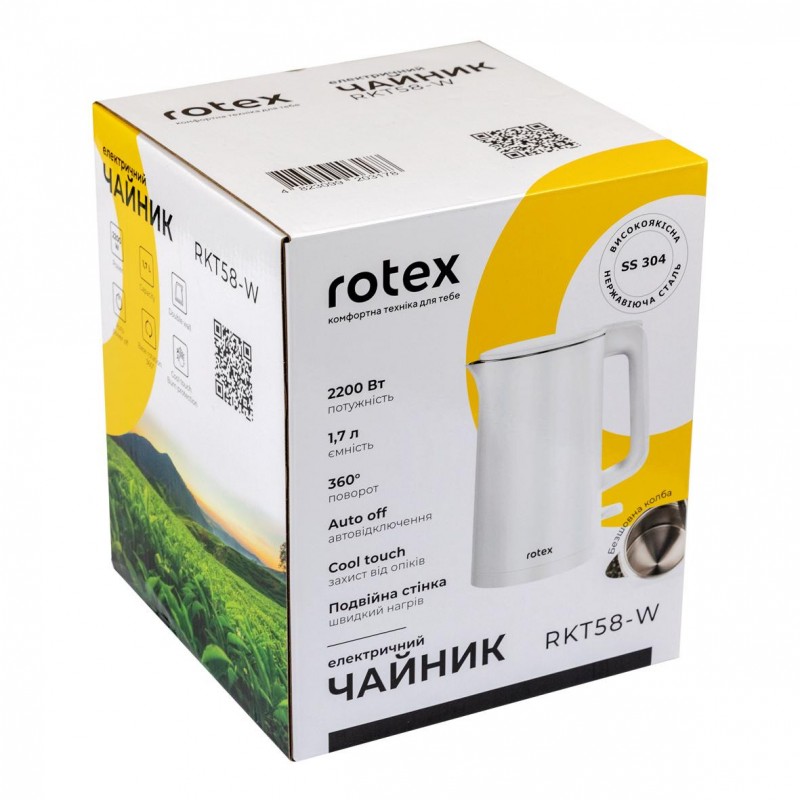 Електрочайник Rotex RKT58-W