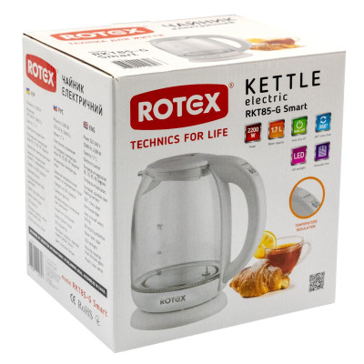 Електрочайник Rotex RKT85-G Smart
