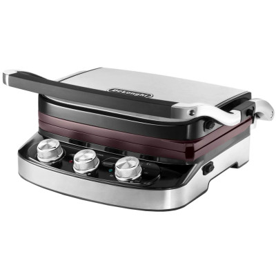 Електрогриль притискний DeLonghi CGH 910 Steel BK