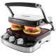 Електрогриль притискний DeLonghi CGH 910 Steel BK