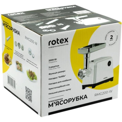 Електром'ясорубка Rotex RMG200-W