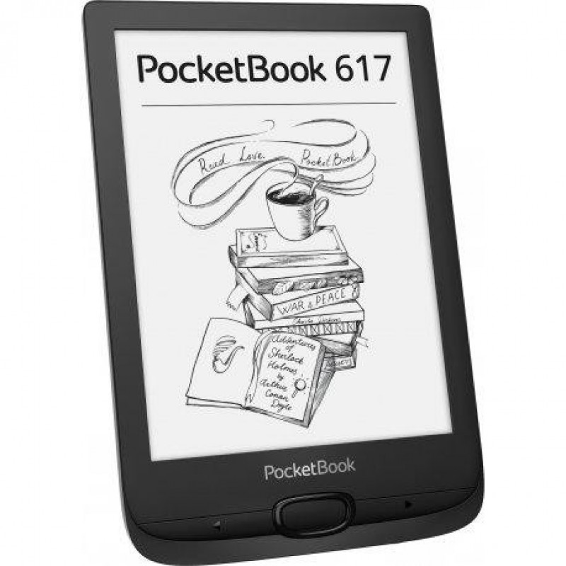 Електронна книга з підсвічуванням PocketBook 617 Ink Black (PB617-P-CIS)