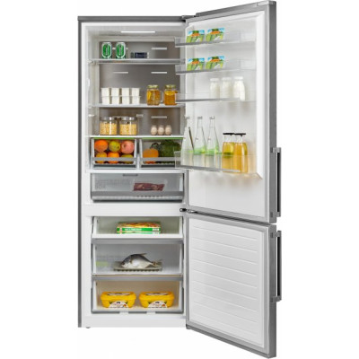 Холодильник із морозильною камерою Midea HD-572RWEN (ST)