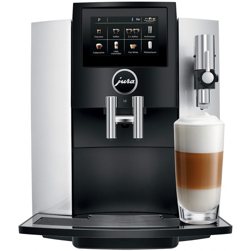 Автоматична кава машина Jura S8 Moonlight Silver (EA) 15382