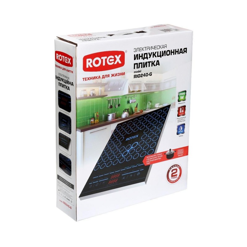 Настільна плита Rotex RIO240-G