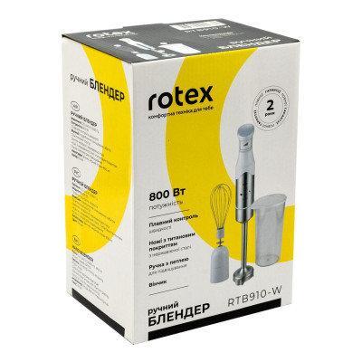Занурювальний блендер Rotex RTB910-W