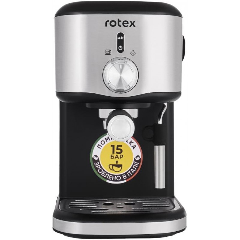 Рожкова кавоварка еспресо Rotex RCM650-S Good Espresso