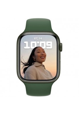 Смарт-годинник Apple Watch Series 7 GPS 41mm Green Aluminum Case With Green Sport Band (MKN03)