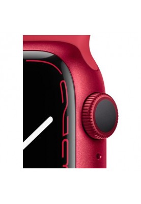 Смарт-годинник Apple Watch Series 7 GPS 41mm PRODUCT RED Aluminum Case With PRODUCT RED Sport Band (MKN23)