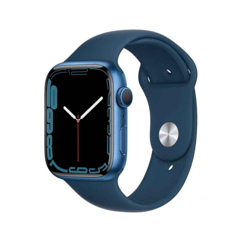 Смарт-годинник Apple Watch Series 7 GPS 45mm Blue Aluminum Case With Blue Sport Band (MKN83)
