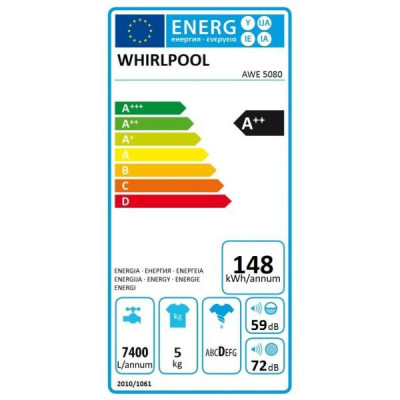 Пральна машина автоматична Whirlpool AWE 5080
