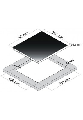 Варильна поверхня електрична Freggia HCI640W