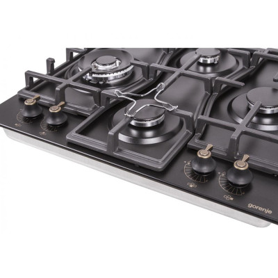 Варильна поверхня газова Gorenje GW6D41CLB Варильна поверхня газова Gorenje GW6D41CLB