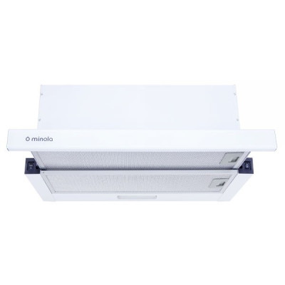 Витяжка телескопічна Minola HTL 6734 WH 1100 LED GLASS