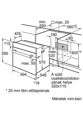 Духовка електрична Bosch HBF114BS1