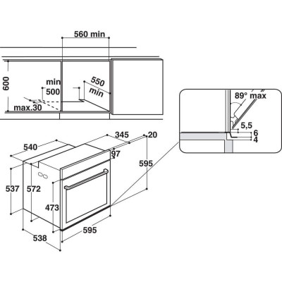 Духовка електрична Whirlpool OAKZ9 7921 CS NB