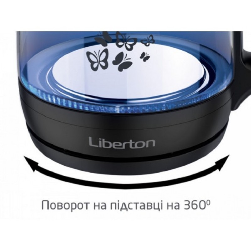 Електрочайник Liberton LEK-1703 Black