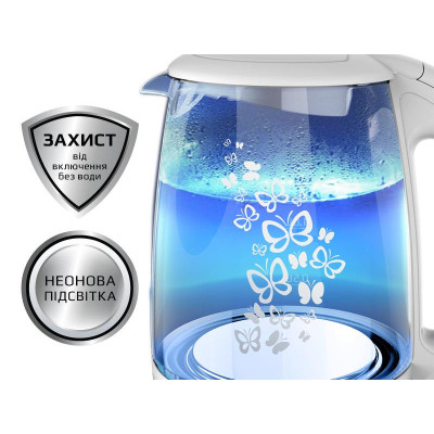 Електрочайник Liberton LEK-1703 White