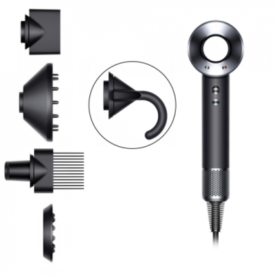 Фен Dyson HD07 Supersonic Black/Nickel