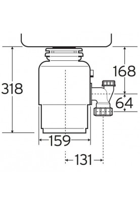 Измельчитель пищевых отходов In-Sink-Erator Model 46-2
