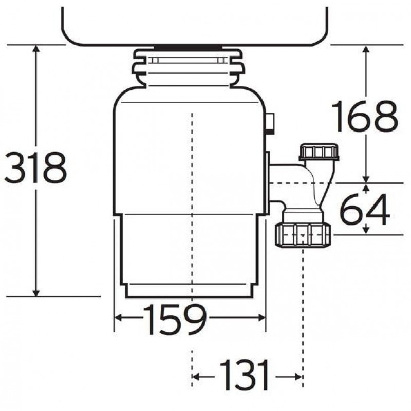 Подрібнювач харчових відходів In-Sink-Erator Model 46-2