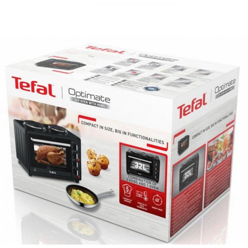 Настільна плита з духовкою Tefal Optimate OF463830