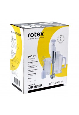 Занурювальний блендер Rotex RTB940-W