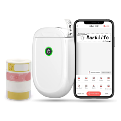 Портативний міні принтер термопринтер стікерів Marklife P11 Bluetooth