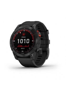 Смарт-годинник Garmin Fenix 7 Solar Slate Gray with Black Band (010-02540-10/11)