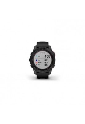 Смарт-годинник Garmin Fenix 7 Solar Slate Gray with Black Band (010-02540-10/11)