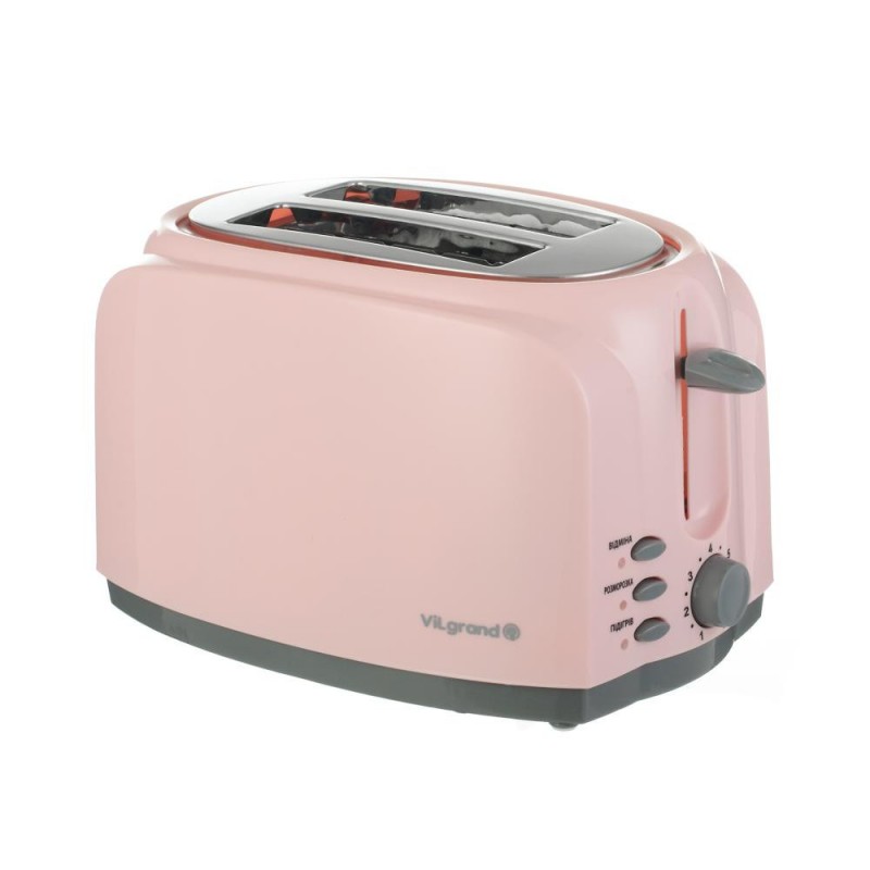 Тостер ViLgrand VT 0727 pink