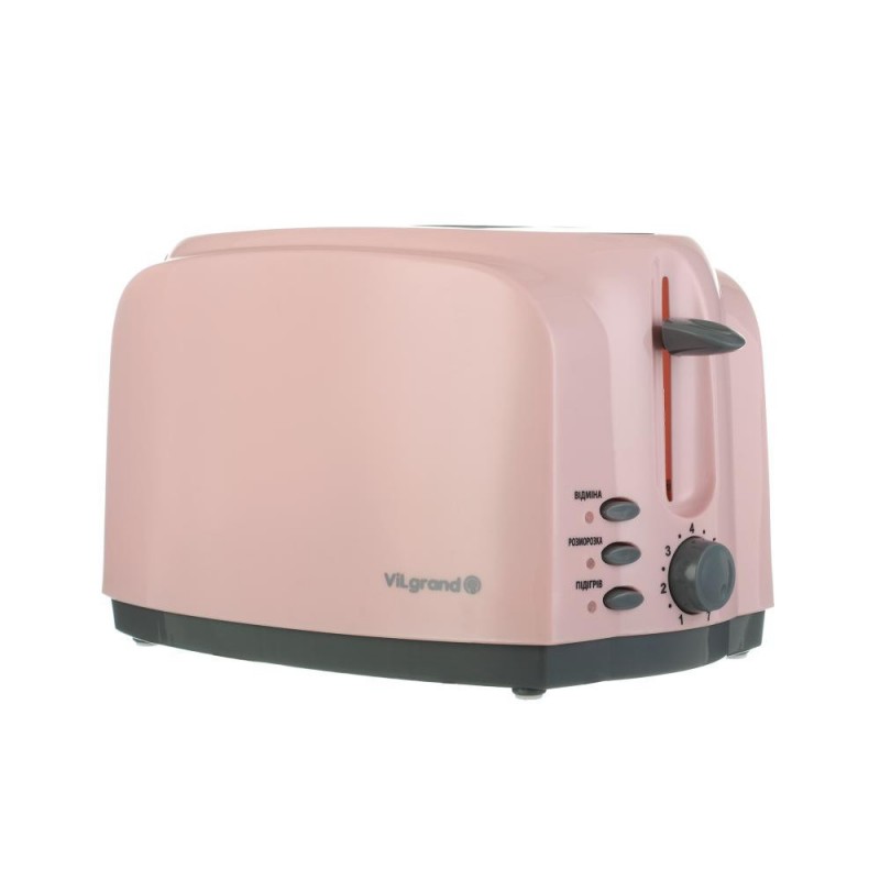 Тостер ViLgrand VT 0727 pink