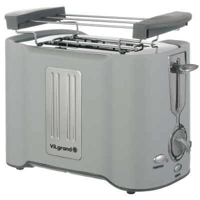 Тостер ViLgrand VT0929H grey