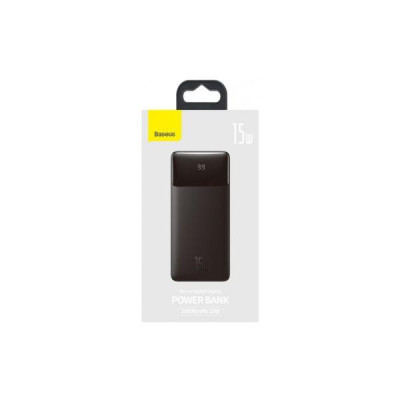 Зовнішній акумулятор (Power Bank) Baseus Bipow Digital Display 15W 20000mAh Black (PPDML-J01) Зовнішній акумулятор (Power Bank) Baseus Bipow Digital Display 15W 20000mAh Black (PPDML-J01)
