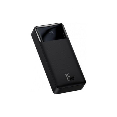 Зовнішній акумулятор (Power Bank) Baseus Bipow Digital Display 15W 20000mAh Black (PPDML-J01) Зовнішній акумулятор (Power Bank) Baseus Bipow Digital Display 15W 20000mAh Black (PPDML-J01)
