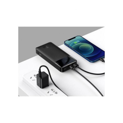 Зовнішній акумулятор (Power Bank) Baseus Bipow Digital Display 15W 20000mAh Black (PPDML-J01) Зовнішній акумулятор (Power Bank) Baseus Bipow Digital Display 15W 20000mAh Black (PPDML-J01)