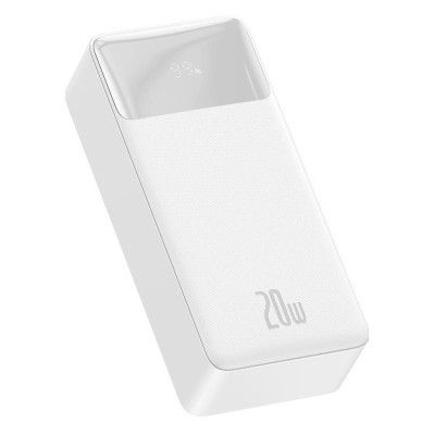 Зовнішній акумулятор (Power Bank) Baseus Bipow Digital Display 30000mAh 20W White (PPDML-N02)
