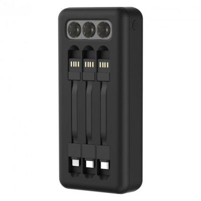 Зовнішній акумулятор (Power Bank) XO PR137 (20000mAh, QC3.0, Black)