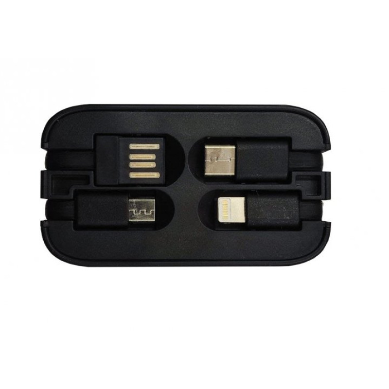 Зовнішній акумулятор (Power Bank) XO PR142 (30000mAh, Black)
