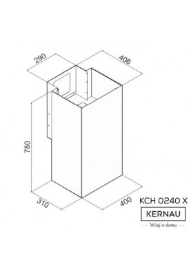 Витяжка декоративна KERNAU KCH 0240 B