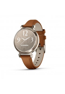 Смарт-годинник Garmin Lily 2 Classic Cream Gold with Tan Leather Band (010-02839-02)