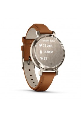 Смарт-годинник Garmin Lily 2 Classic Cream Gold with Tan Leather Band (010-02839-02)