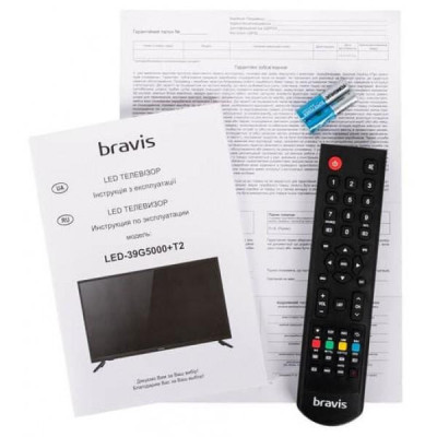 ТБ Bravis LED-39G5000 + T2