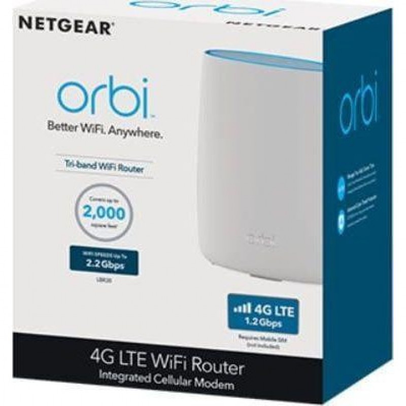 Бездротовий маршрутизатор (роутер) Netgear Orbi LBR20 4G LTE (LBR20100EUS)