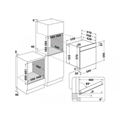 Духовка електрична Whirlpool OMK58CU1SB