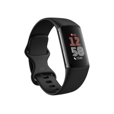 Фітнес-браслет Fitbit Charge 6 Obsidian / Black Aluminum