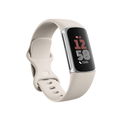 Фітнес-браслет Fitbit Charge 6 Porcelain/Silver Aluminum